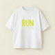 Run Faster Oversized Heavyweight Tee
