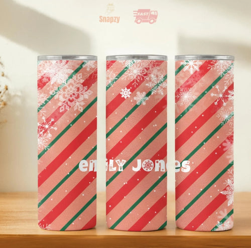 Personalized 20oz skinny tumbler – Personalized | hero view | custom name available, dishwasher safe, double-wall stainl