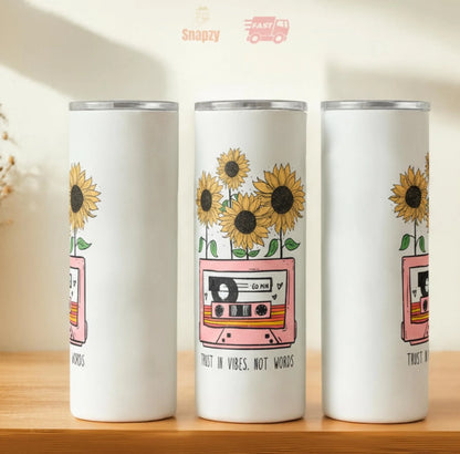 Personalized 20oz skinny tumbler – Personalized | hero view | custom name available, dishwasher safe, double-wall stainl