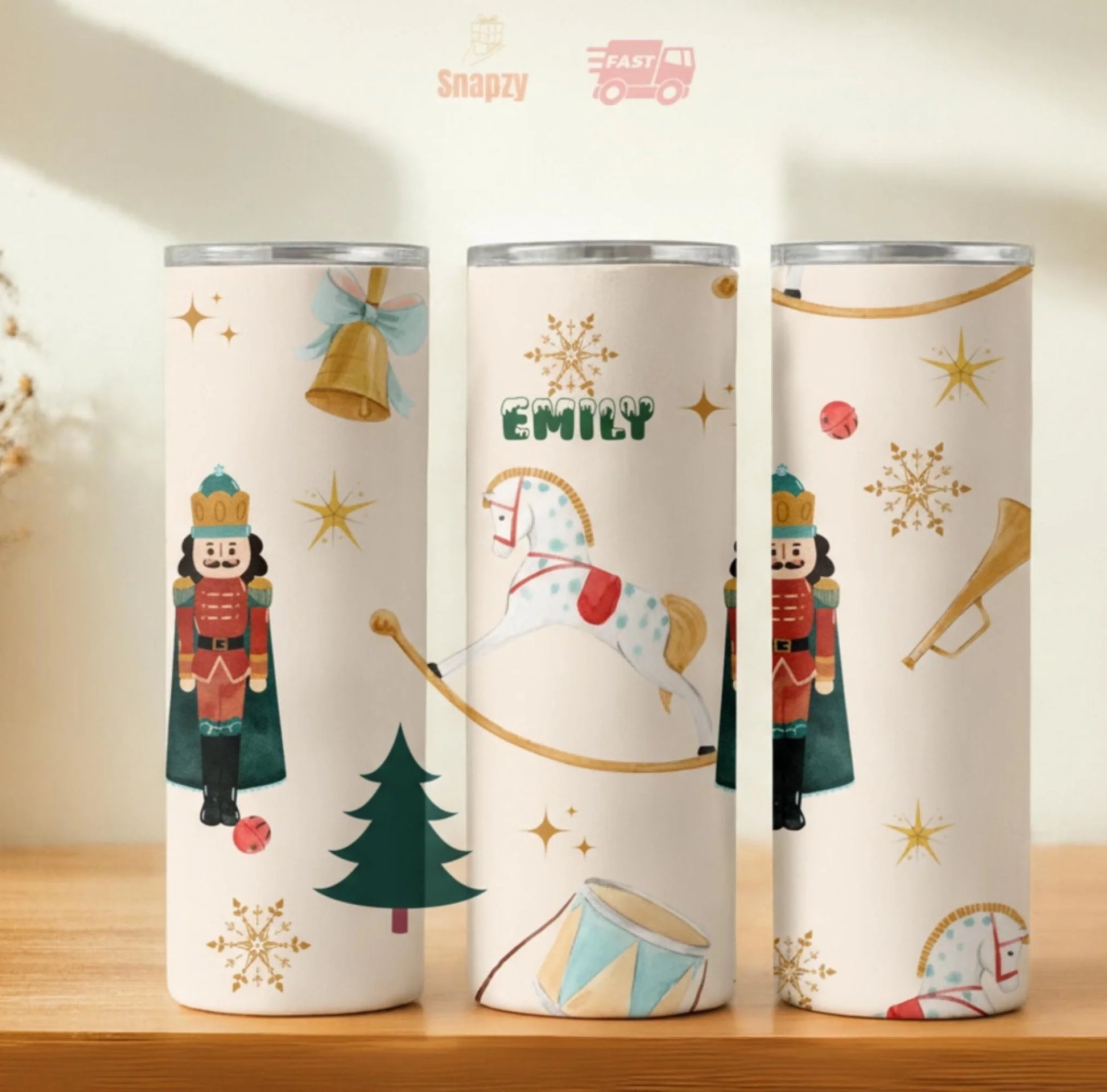 Personalized 20oz skinny tumbler – Personalized | hero view | custom name available, dishwasher safe, double-wall stainl