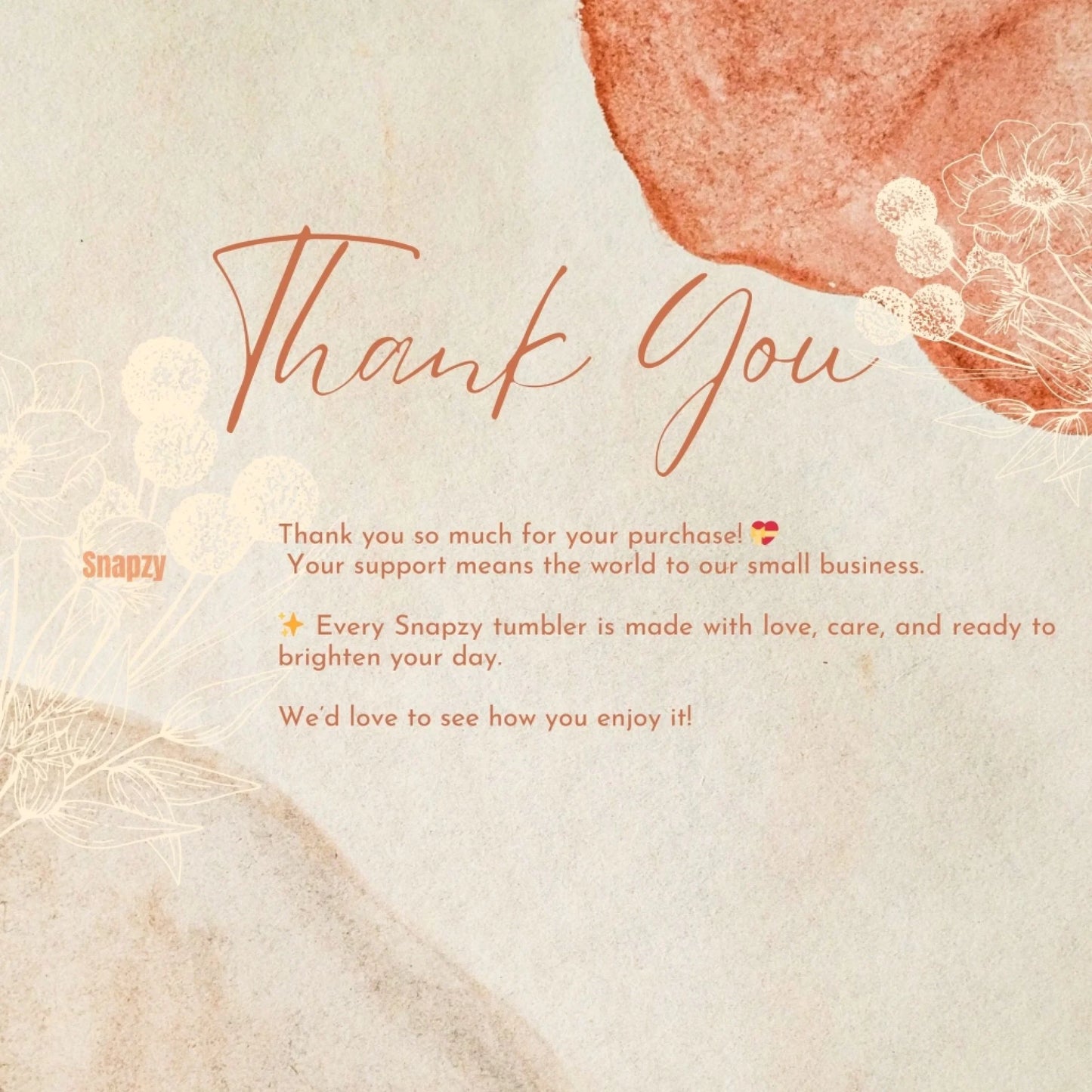 Personalized 20oz skinny tumbler – Personalized | packaging/thank you card | custom name available, dishwasher safe, dou