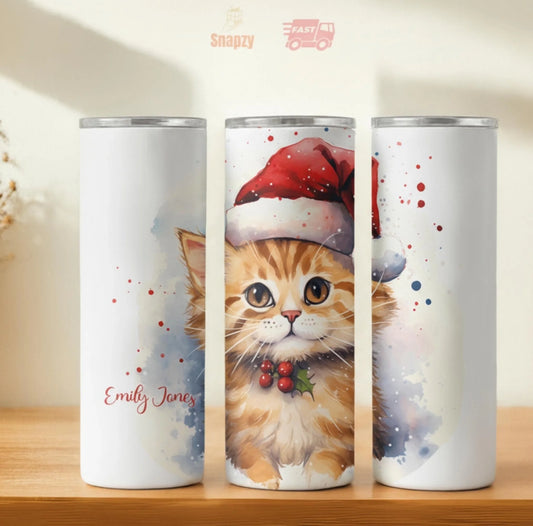 Personalized 20oz skinny tumbler – Personalized | hero view | custom name available, dishwasher safe, double-wall stainl