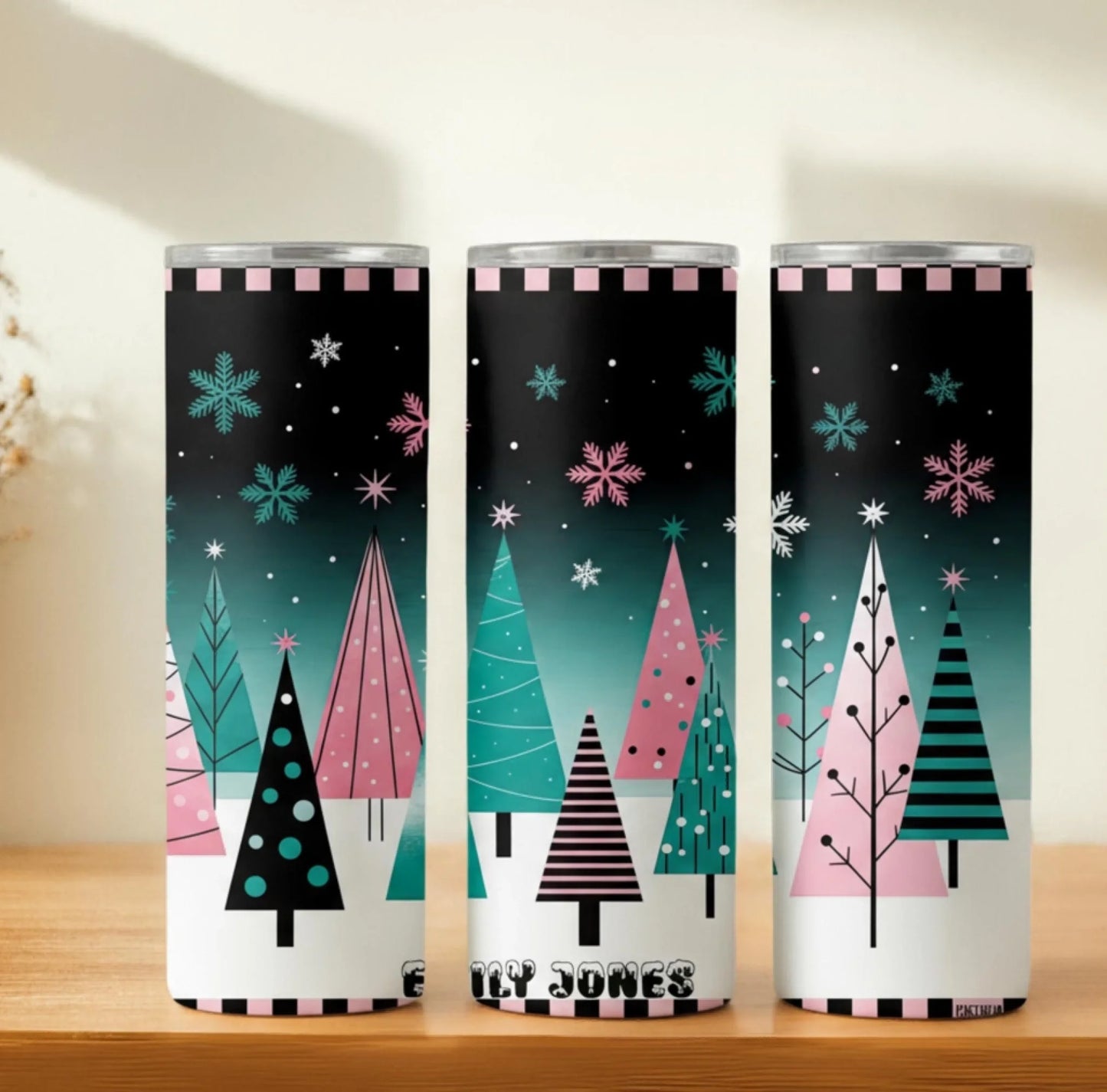 Personalized 20oz skinny tumbler – Personalized | hero view | custom name available, dishwasher safe, double-wall stainl