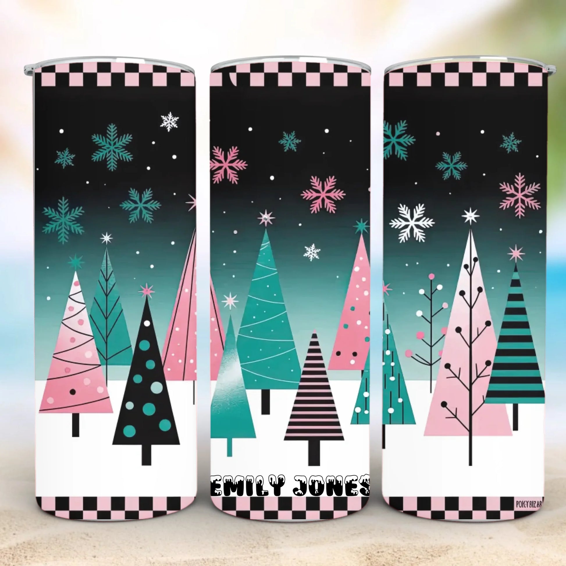 Personalized 20oz skinny tumbler – Personalized | feature highlights | custom name available, dishwasher safe, double-wa