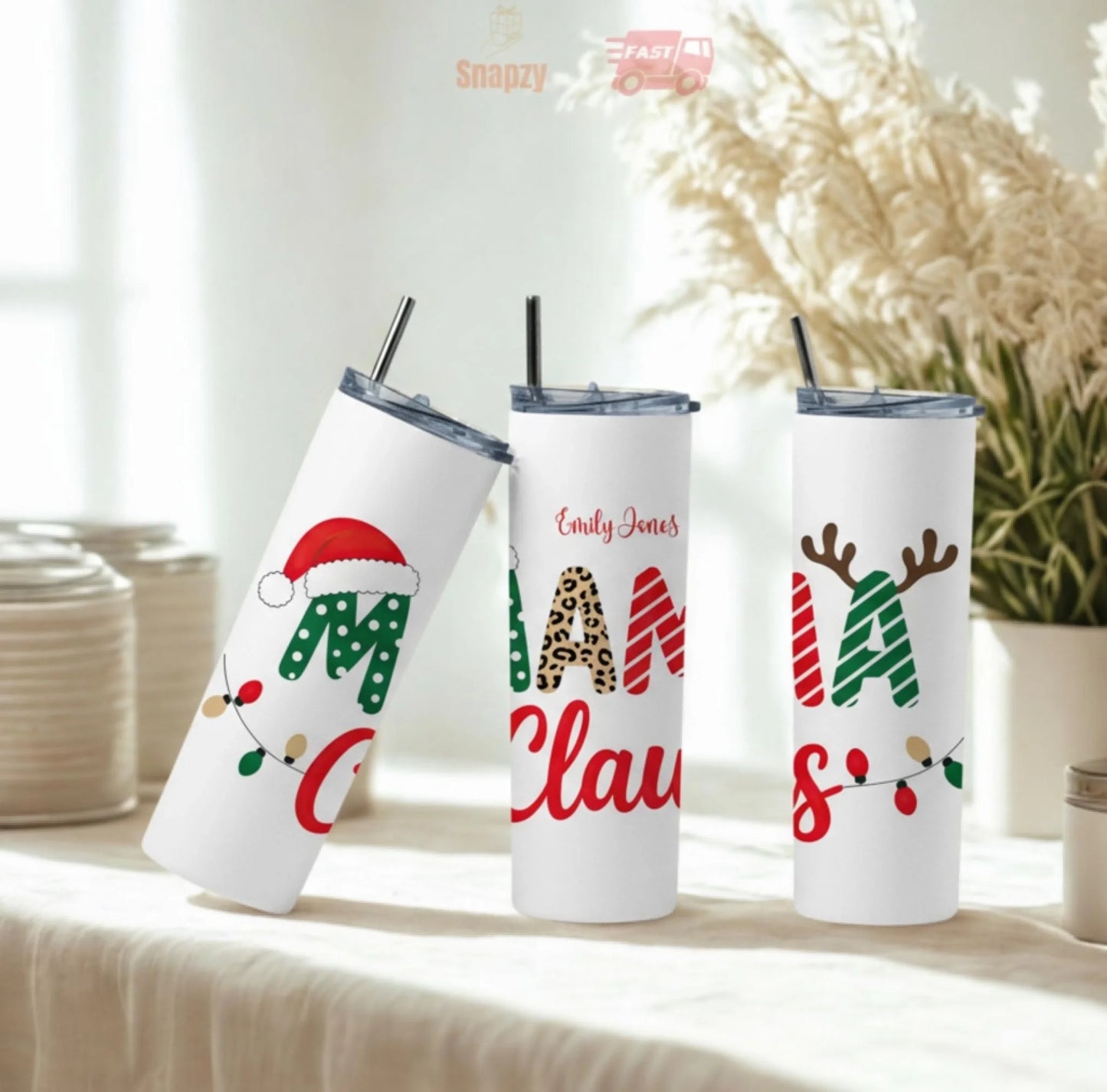 Personalized 20oz skinny tumbler – Personalized | personalization example | custom name available, dishwasher safe, doub