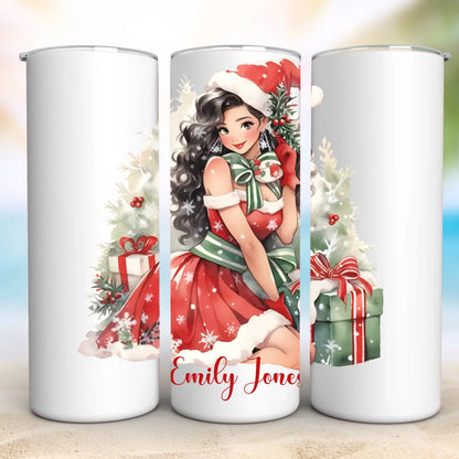 Personalized 20oz skinny tumbler – Personalized | feature highlights | custom name available, dishwasher safe, double-wa
