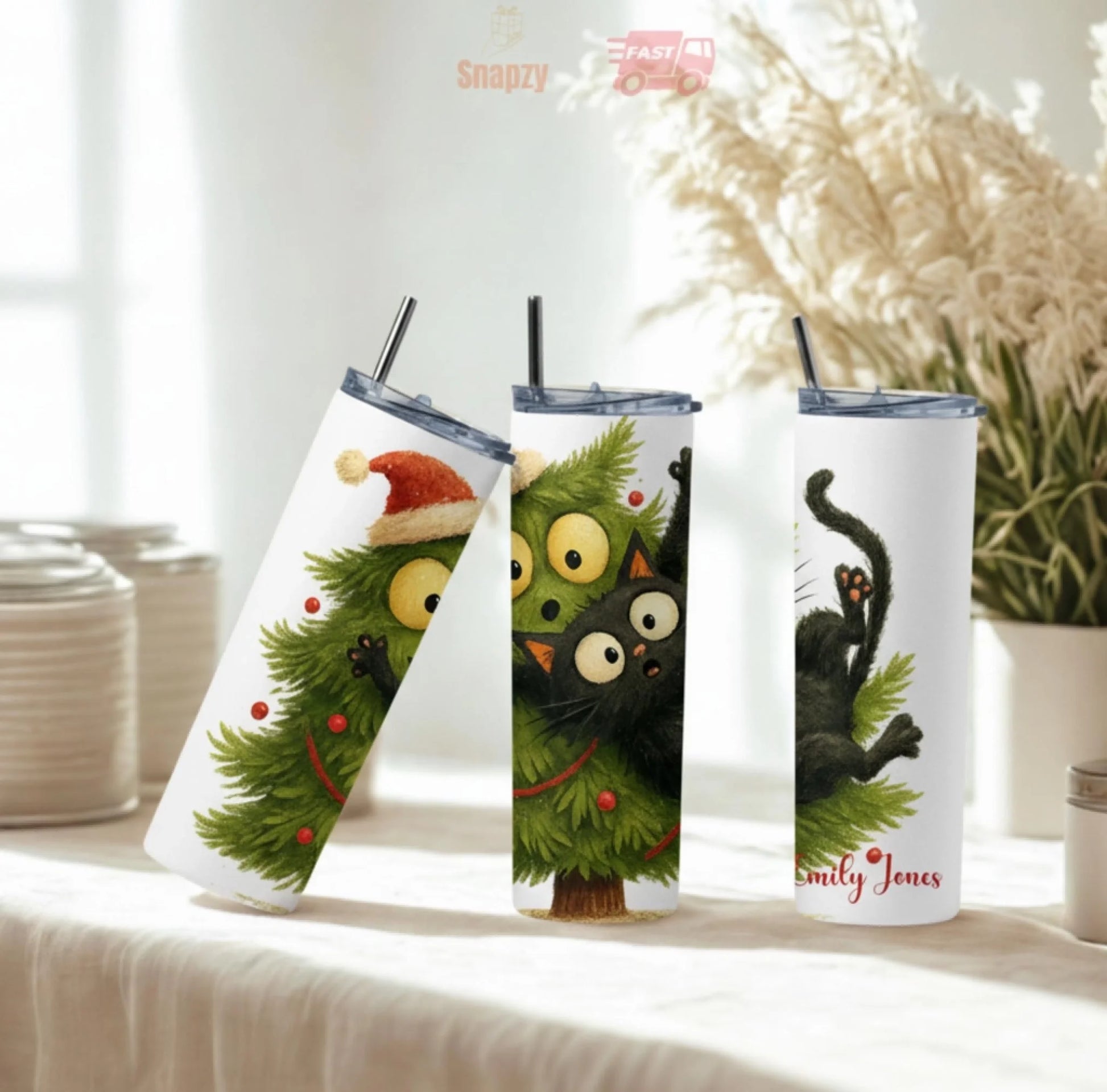 Personalized 20oz skinny tumbler – Personalized | personalization example | custom name available, dishwasher safe, doub