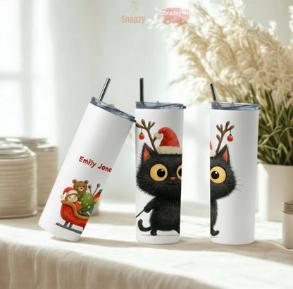 Personalized 20oz skinny tumbler – Personalized | personalization example | custom name available, dishwasher safe, doub