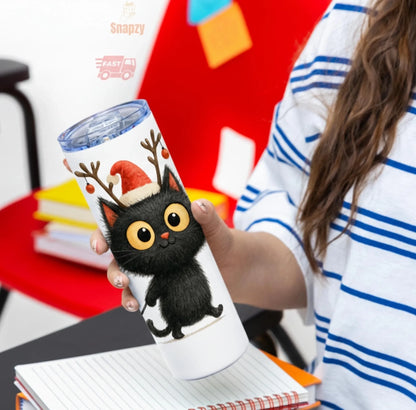 Personalized 20oz skinny tumbler – Personalized | detail view | custom name available, dishwasher safe, double-wall stai