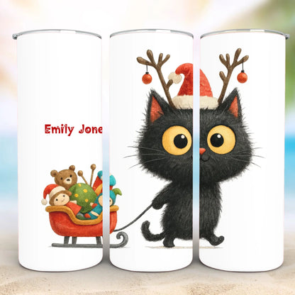 Personalized 20oz skinny tumbler – Personalized | feature highlights | custom name available, dishwasher safe, double-wa