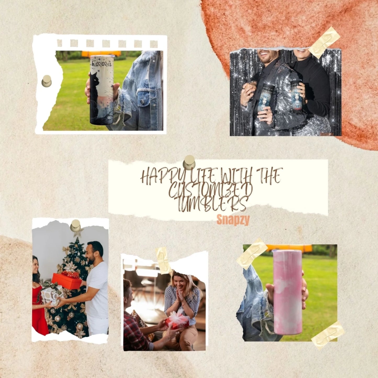 Personalized 20oz skinny tumbler – Personalized | product photo | custom name available, dishwasher safe, double-wall st