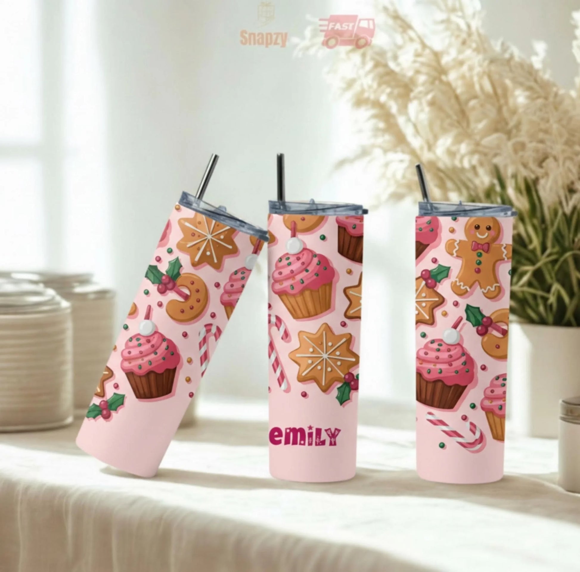 Personalized 20oz skinny tumbler – Personalized | personalization example | custom name available, dishwasher safe, doub