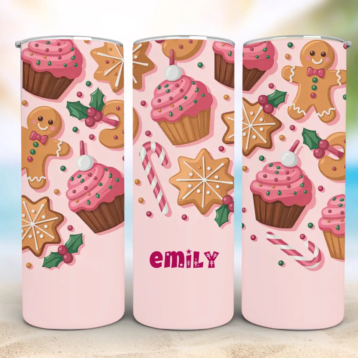 Personalized 20oz skinny tumbler – Personalized | feature highlights | custom name available, dishwasher safe, double-wa