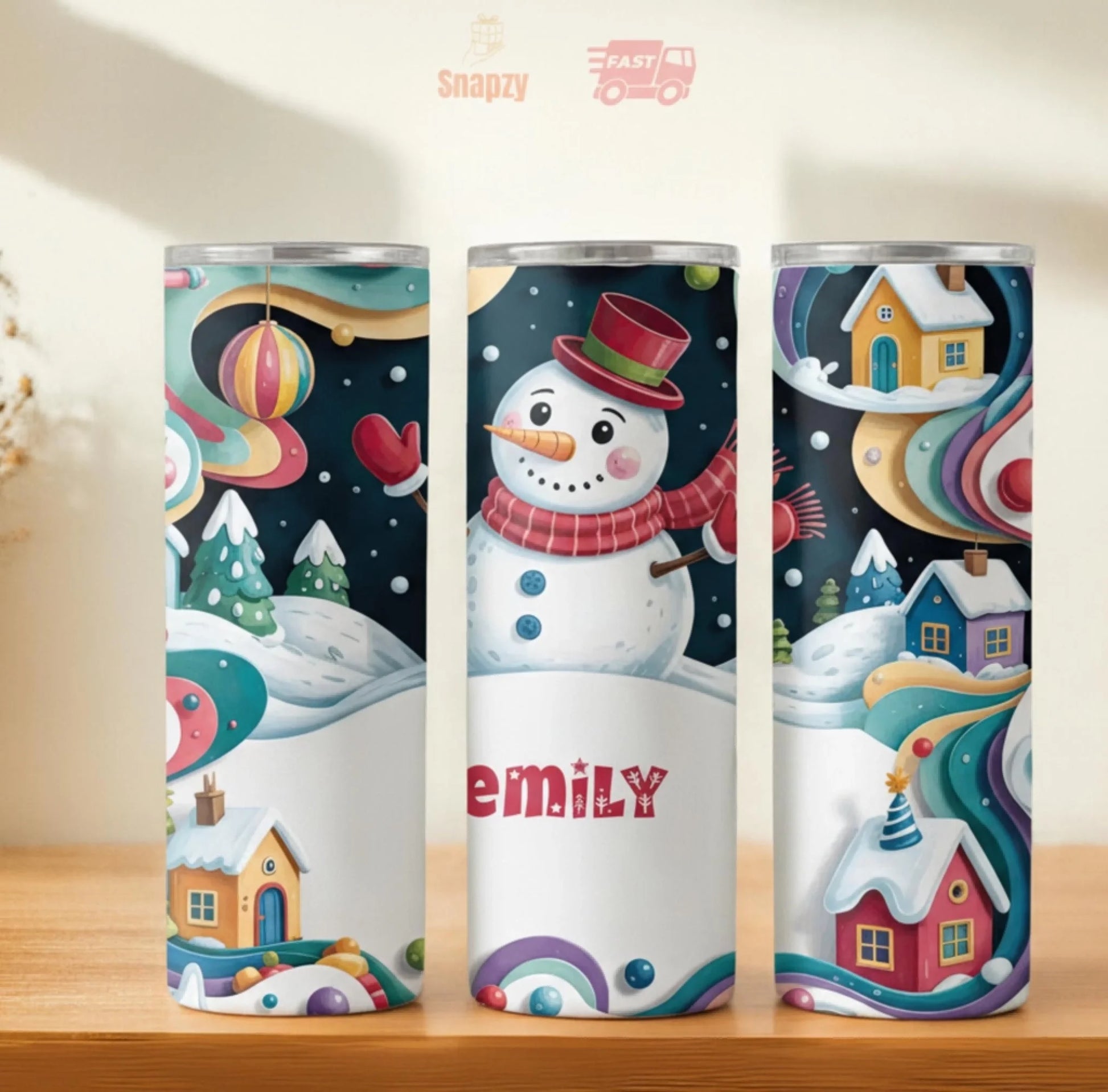 Personalized 20oz skinny tumbler – Personalized | hero view | custom name available, dishwasher safe, double-wall stainl