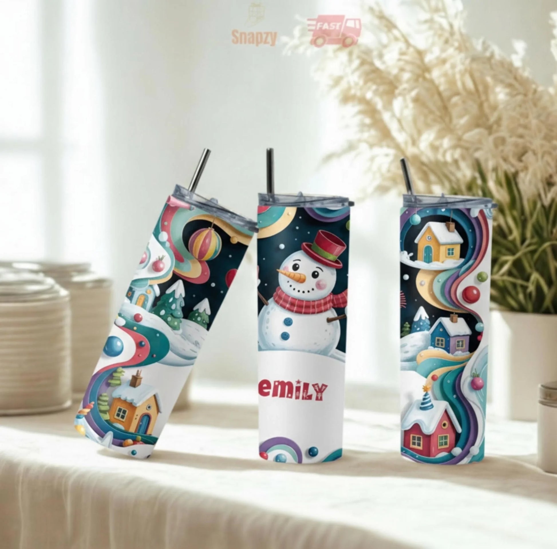 Personalized 20oz skinny tumbler – Personalized | personalization example | custom name available, dishwasher safe, doub