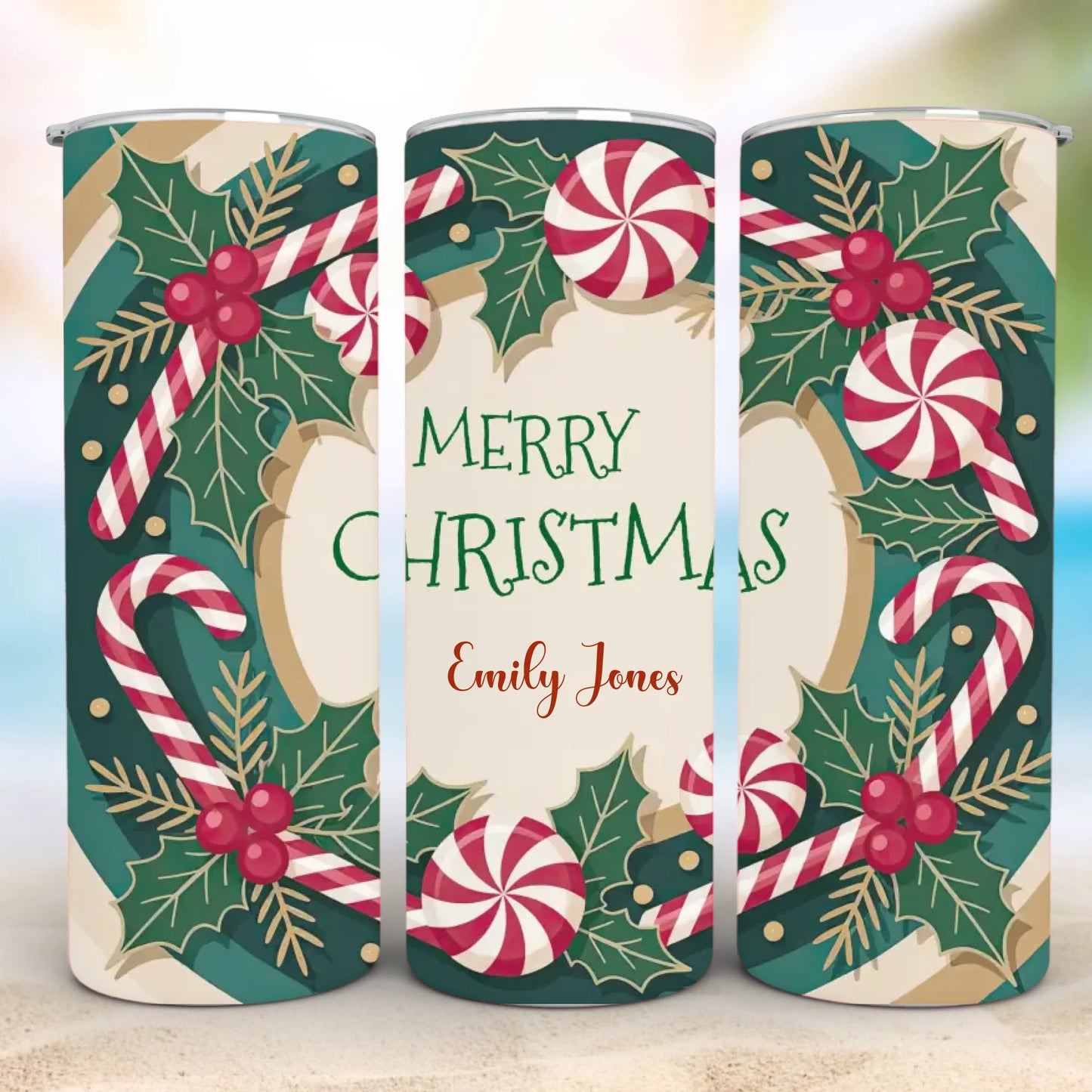 Personalized 20oz skinny tumbler – Personalized | feature highlights | custom name available, dishwasher safe, double-wa