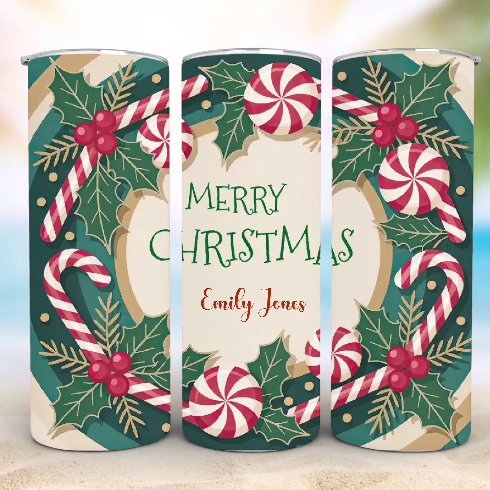 Personalized 20oz skinny tumbler – Personalized | feature highlights | custom name available, dishwasher safe, double-wa