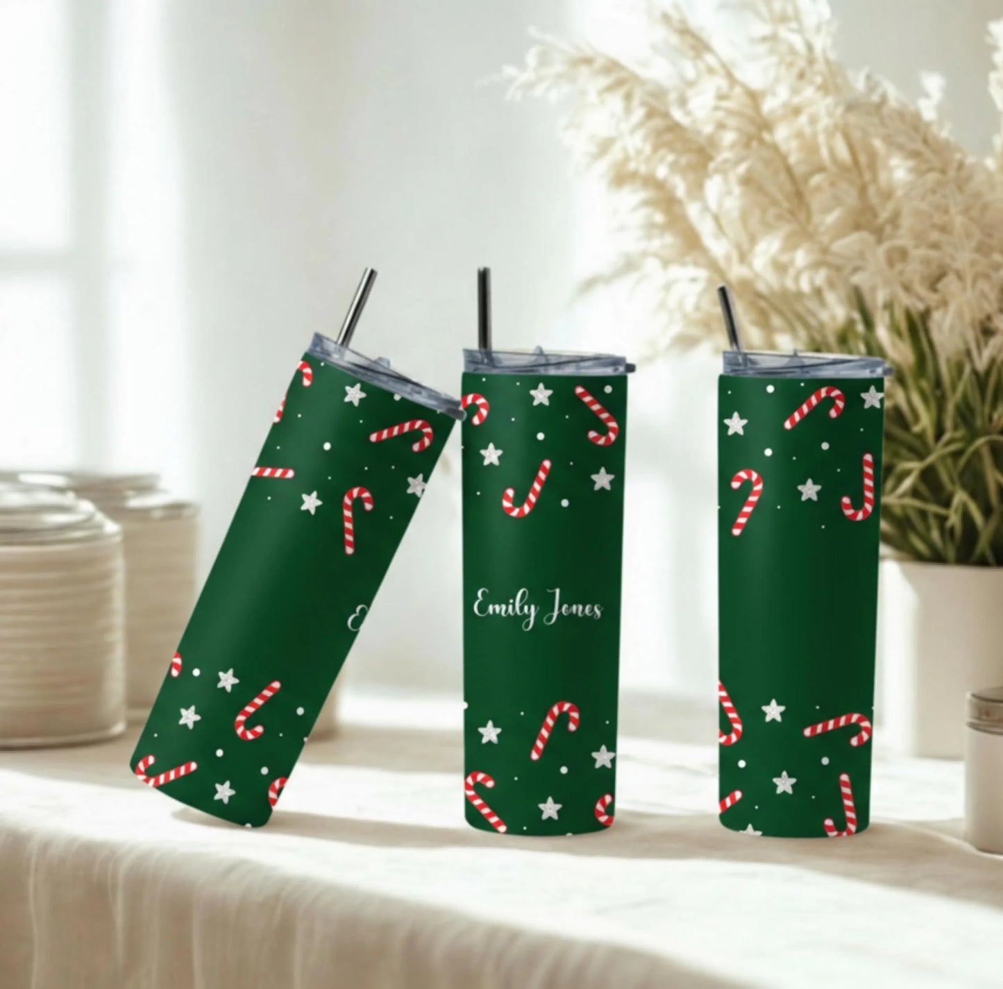 Personalized 20oz skinny tumbler – Personalized | personalization example | custom name available, dishwasher safe, doub