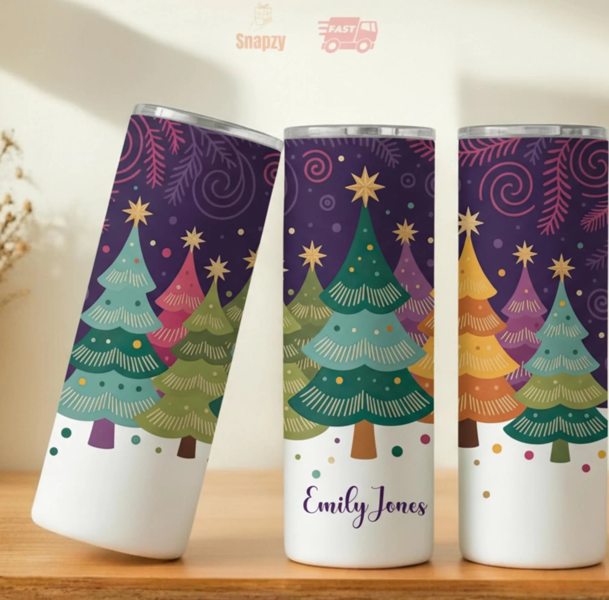 Personalized 20oz skinny tumbler – Personalized | personalization example | custom name available, dishwasher safe, doub