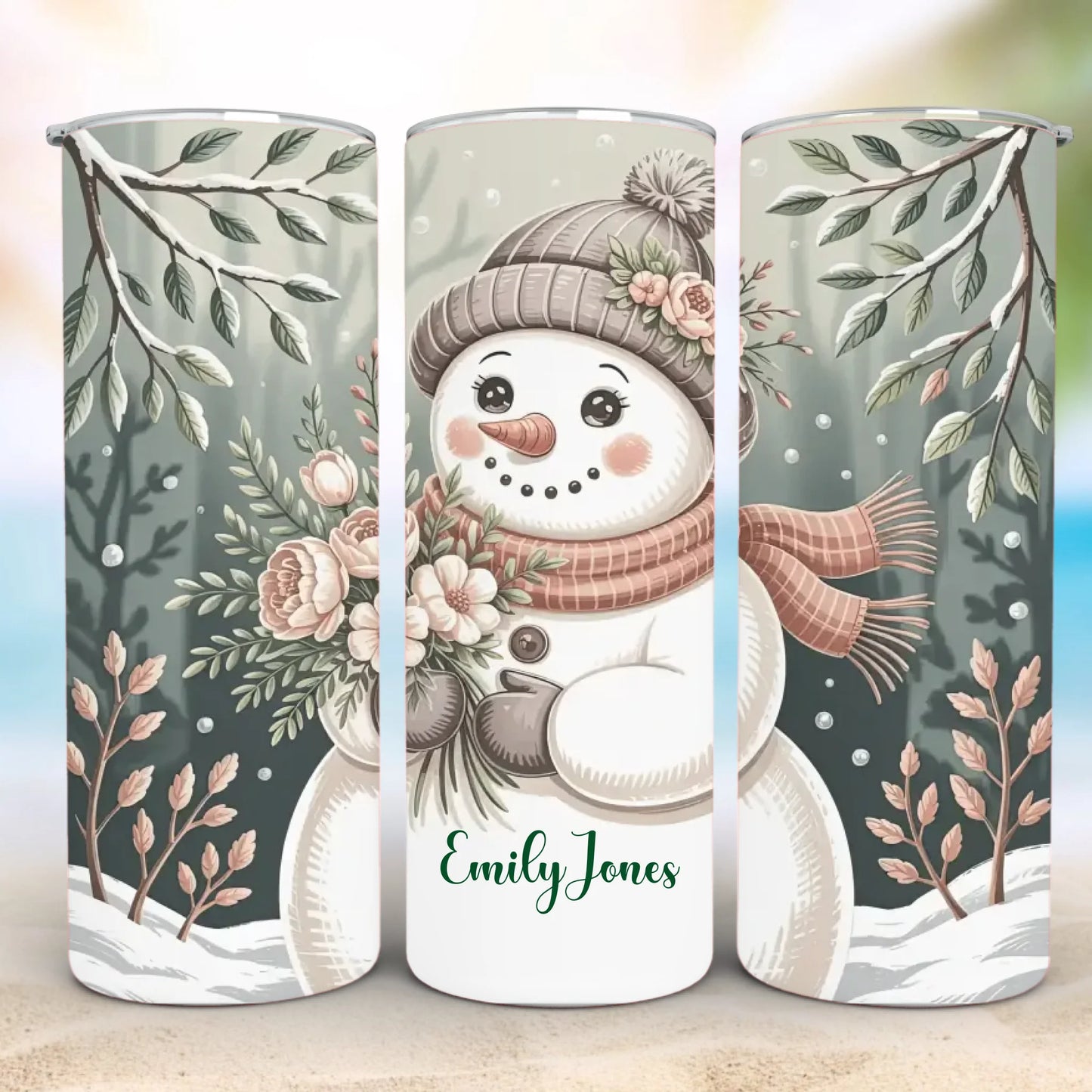 Personalized 20oz skinny tumbler – Personalized | detail view | custom name available, dishwasher safe, double-wall stai