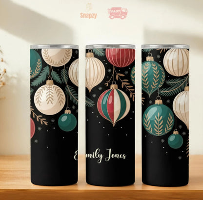 Personalized 20oz skinny tumbler – Personalized | hero view | custom name available, dishwasher safe, double-wall stainl