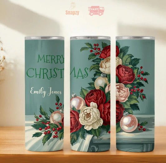 Personalized 20oz skinny tumbler – Personalized | hero view | custom name available, dishwasher safe, double-wall stainl