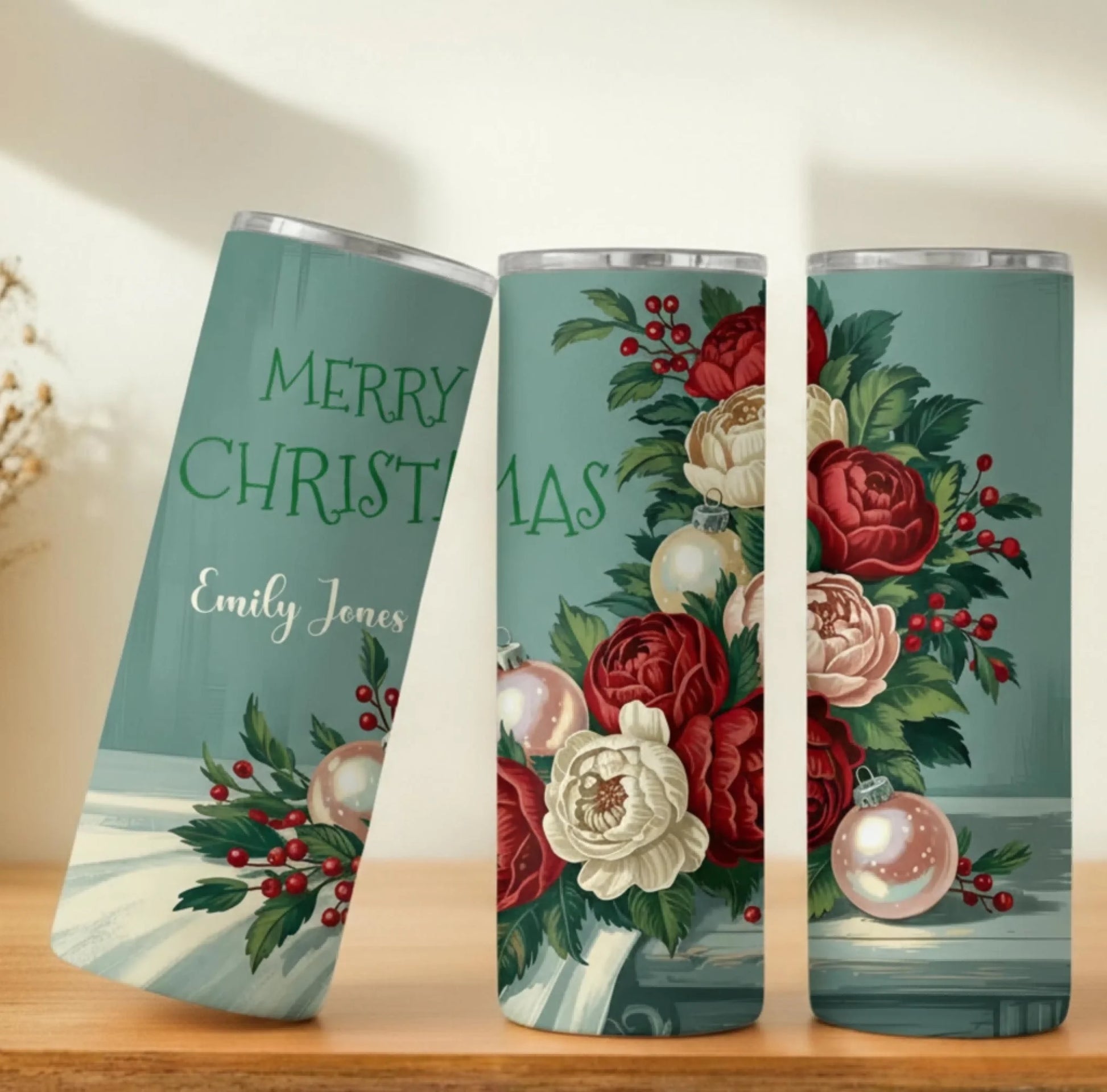 Personalized 20oz skinny tumbler – Personalized | personalization example | custom name available, dishwasher safe, doub