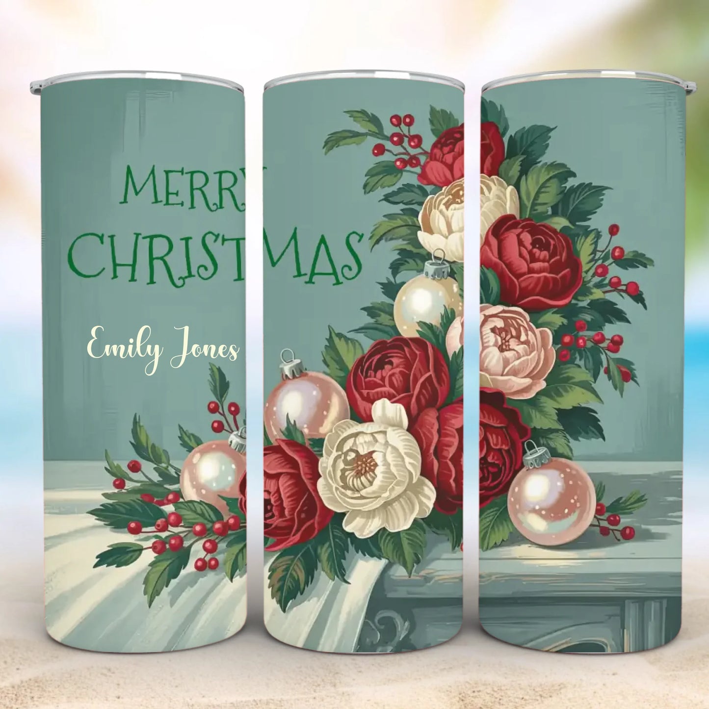 Personalized 20oz skinny tumbler – Personalized | feature highlights | custom name available, dishwasher safe, double-wa