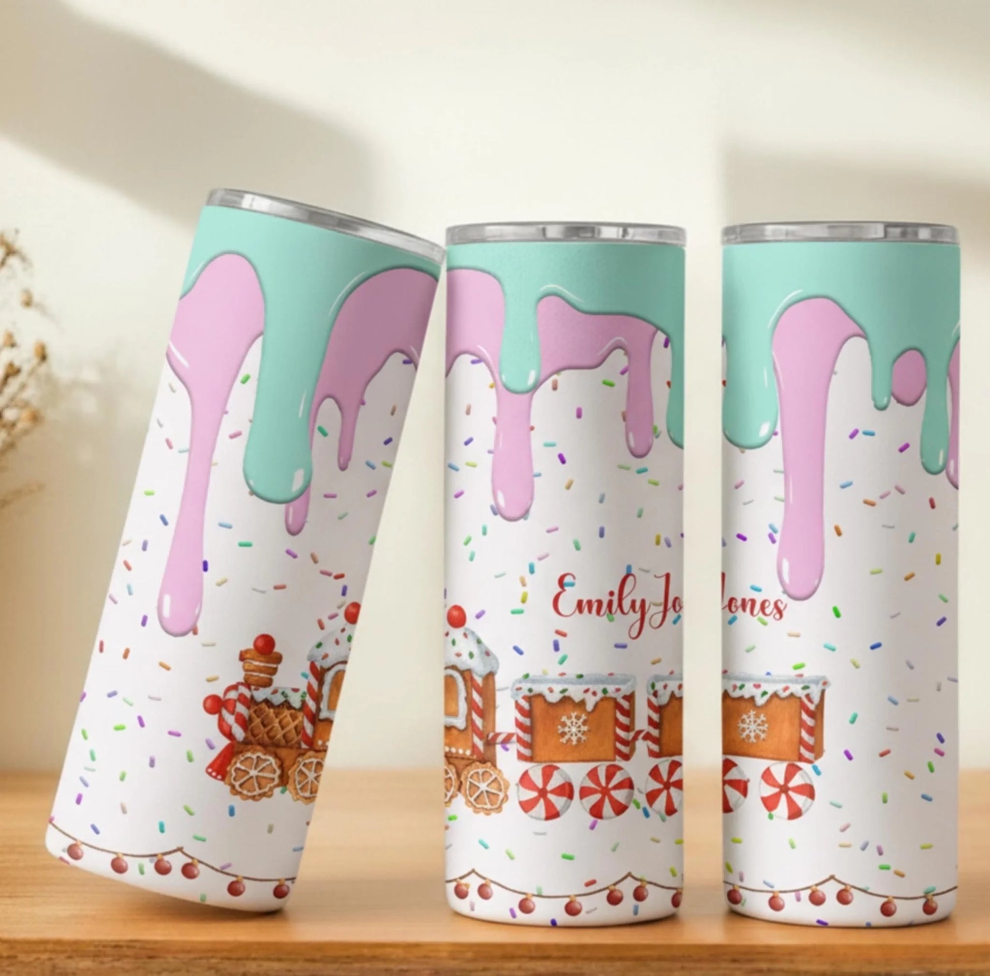 Personalized 20oz skinny tumbler – Personalized | personalization example | custom name available, dishwasher safe, doub