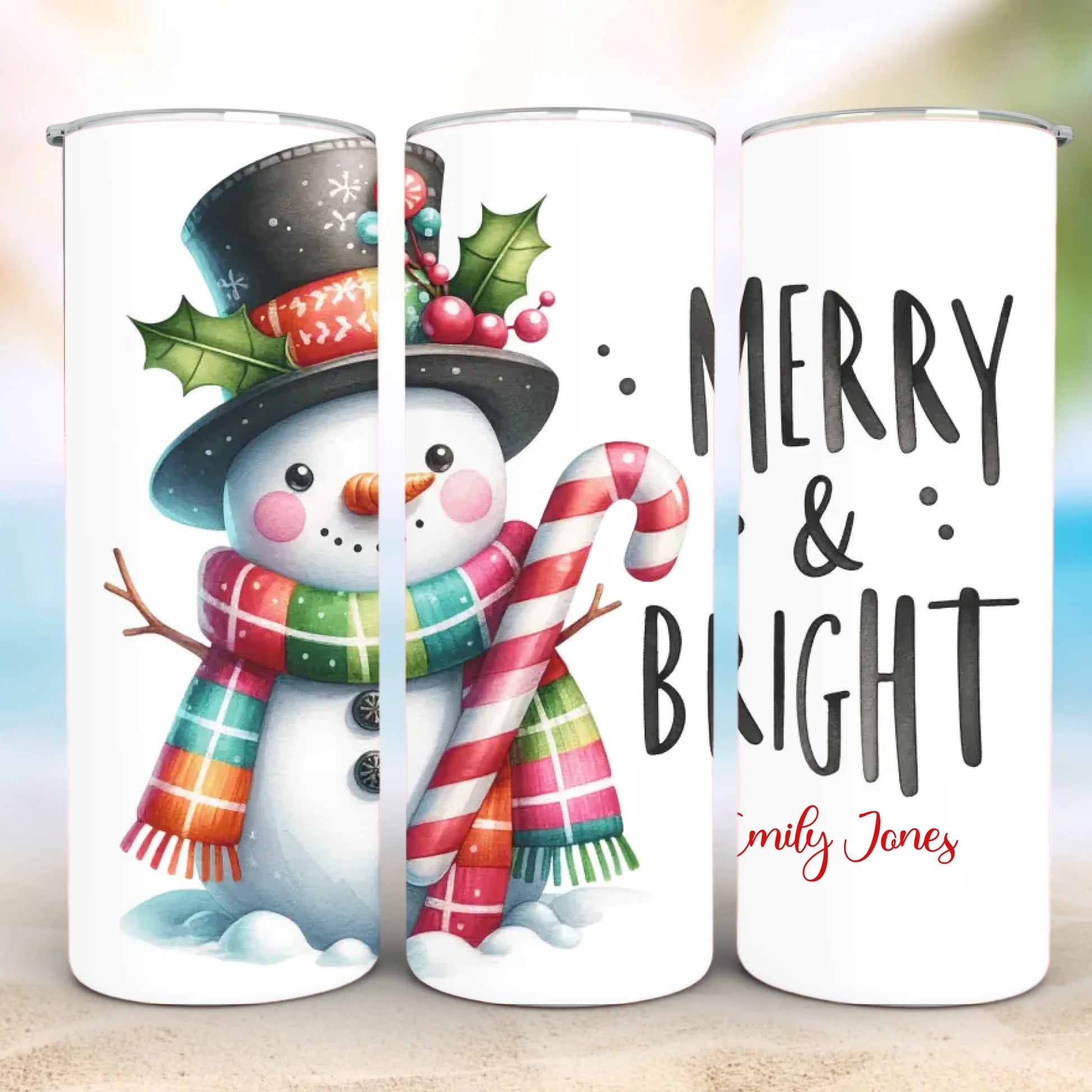 Personalized 20oz skinny tumbler – Personalized | detail view | custom name available, dishwasher safe, double-wall stai