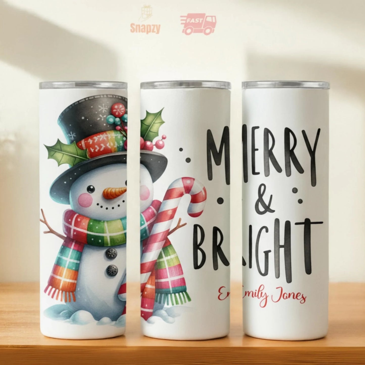 Personalized 20oz skinny tumbler – Personalized | hero view | custom name available, dishwasher safe, double-wall stainl