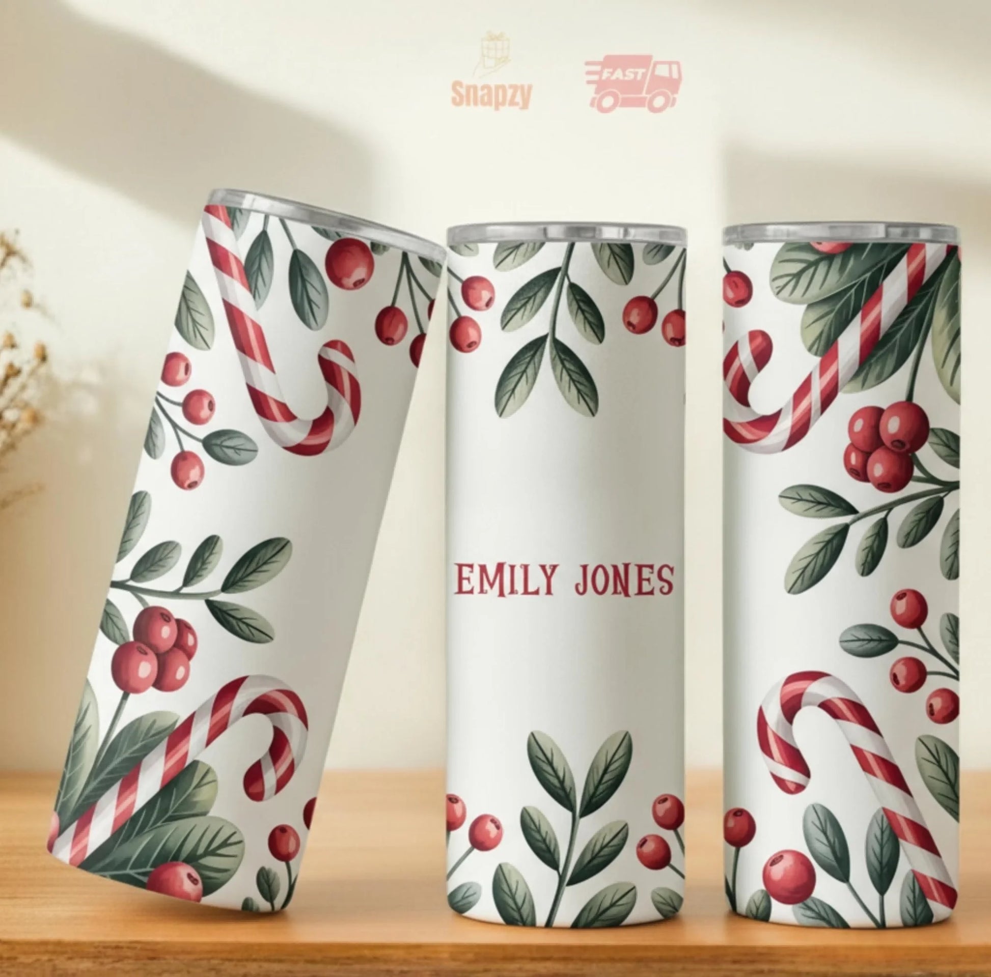 Personalized 20oz skinny tumbler – Personalized | personalization example | custom name available, dishwasher safe, doub
