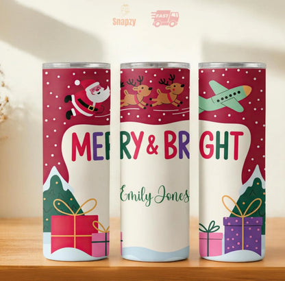 Personalized 20oz skinny tumbler – Personalized | hero view | custom name available, dishwasher safe, double-wall stainl