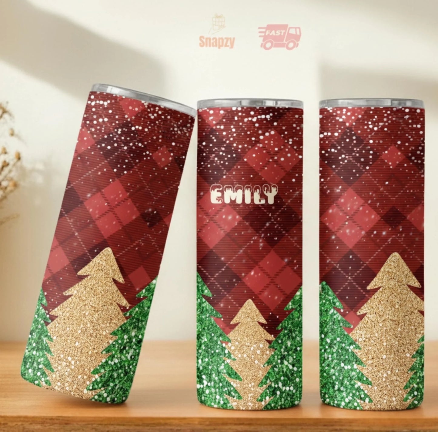 Personalized 20oz skinny tumbler – Personalized | personalization example | custom name available, dishwasher safe, doub