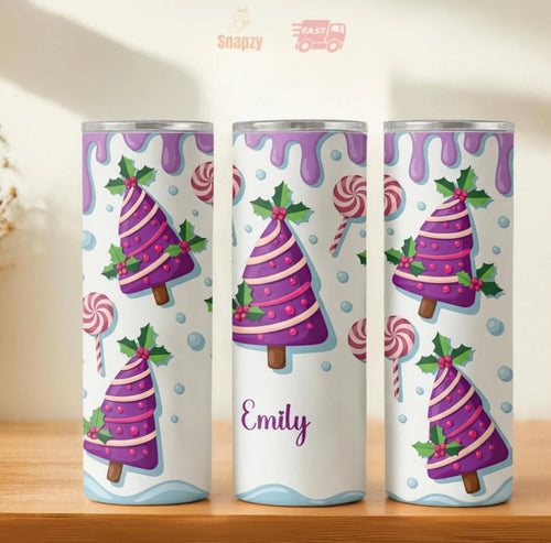 Personalized 20oz skinny tumbler – Personalized | hero view | custom name available, dishwasher safe, double-wall stainl