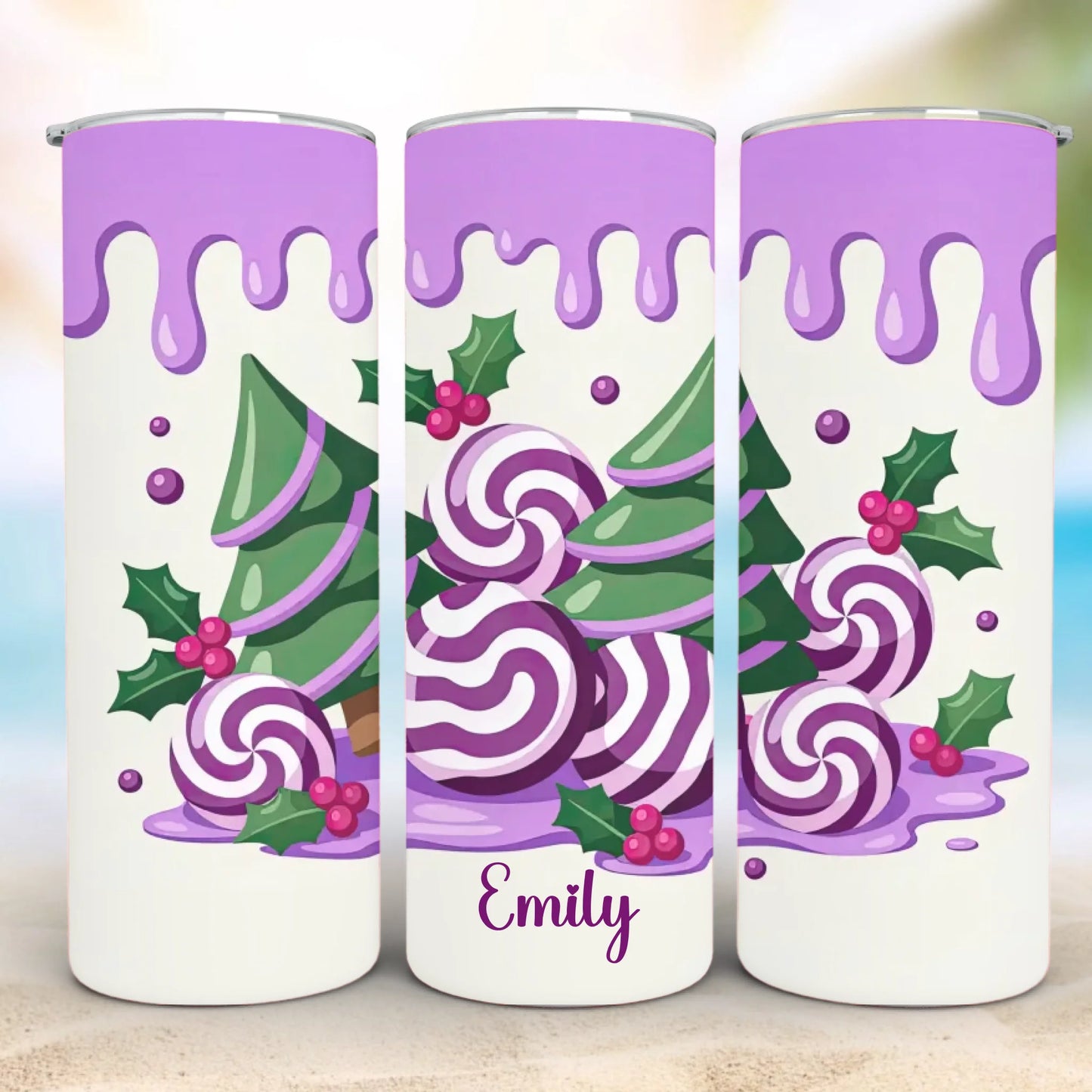 Personalized 20oz skinny tumbler – Personalized | feature highlights | custom name available, dishwasher safe, double-wa