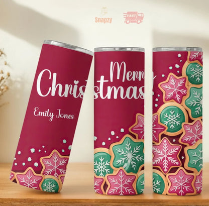 Personalized 20oz skinny tumbler – Personalized | personalization example | custom name available, dishwasher safe, doub