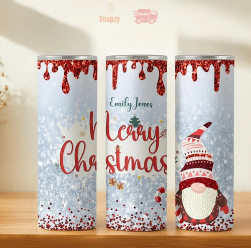 Personalized 20oz skinny tumbler – Personalized | hero view | custom name available, dishwasher safe, double-wall stainl