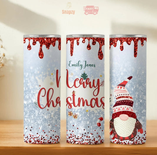 Personalized 20oz skinny tumbler – Personalized | hero view | custom name available, dishwasher safe, double-wall stainl