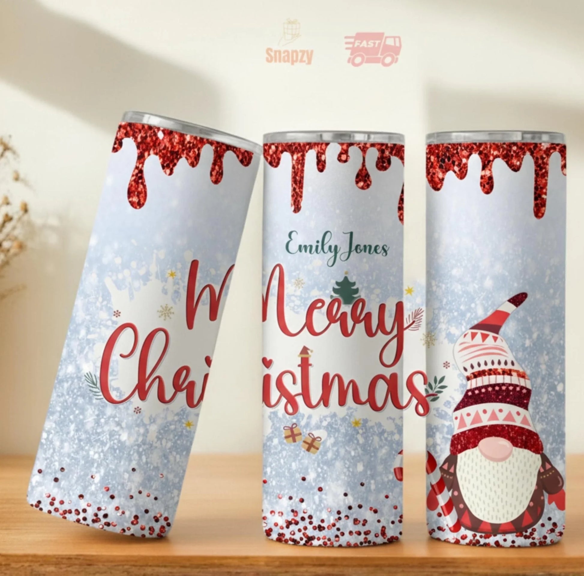 Personalized 20oz skinny tumbler – Personalized | personalization example | custom name available, dishwasher safe, doub