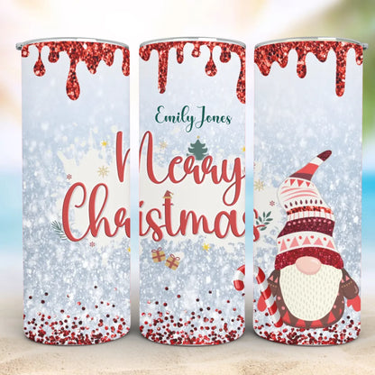 Personalized 20oz skinny tumbler – Personalized | feature highlights | custom name available, dishwasher safe, double-wa