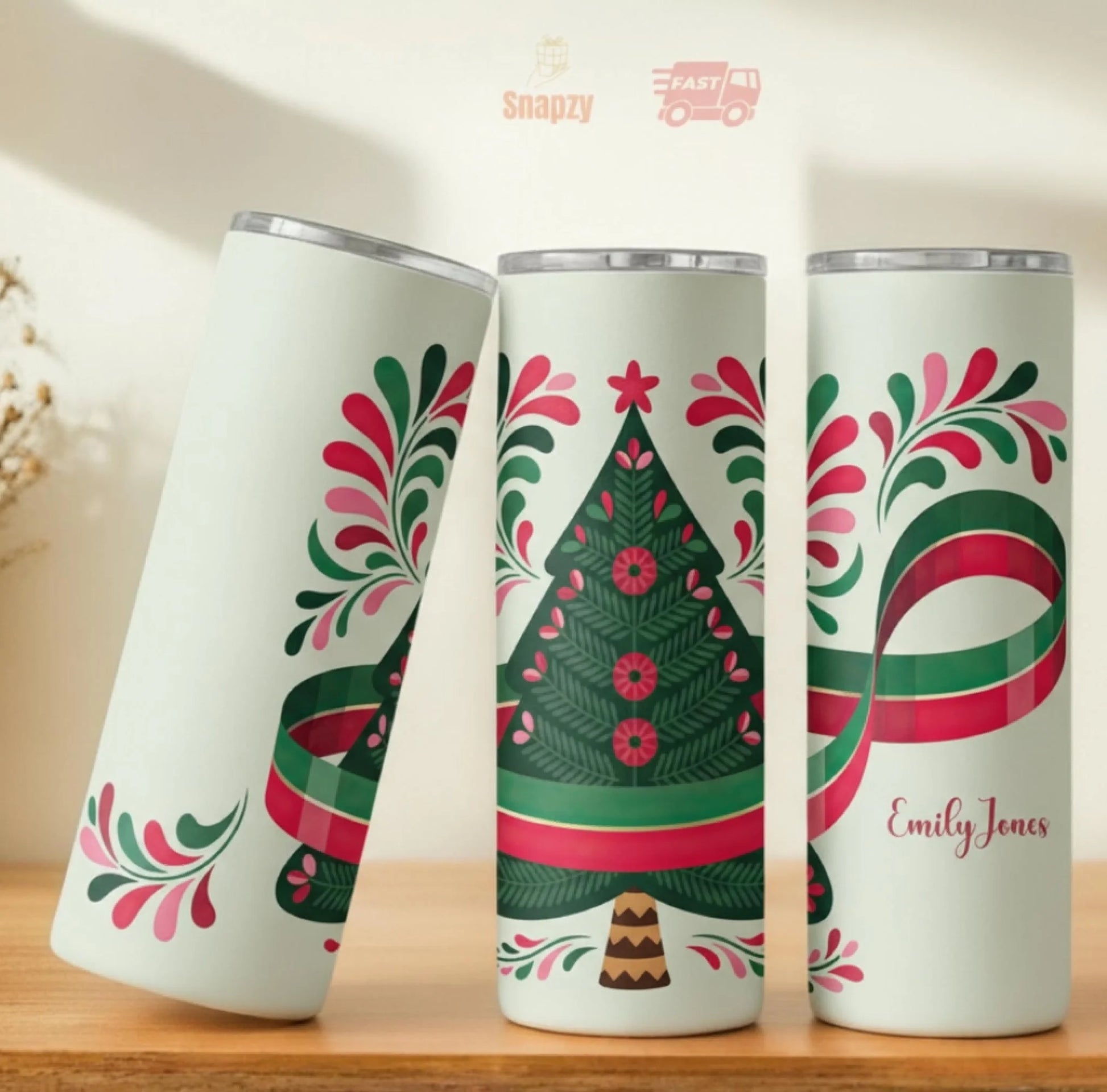 Personalized 20oz skinny tumbler – Personalized | personalization example | custom name available, dishwasher safe, doub