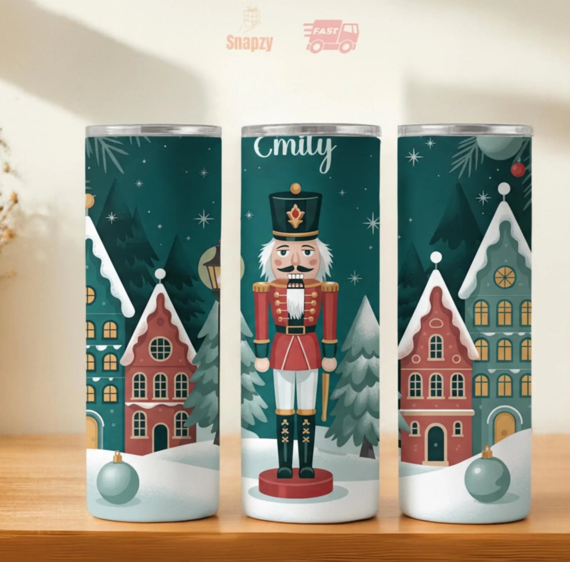 Personalized 20oz skinny tumbler – Personalized | hero view | custom name available, dishwasher safe, double-wall stainl