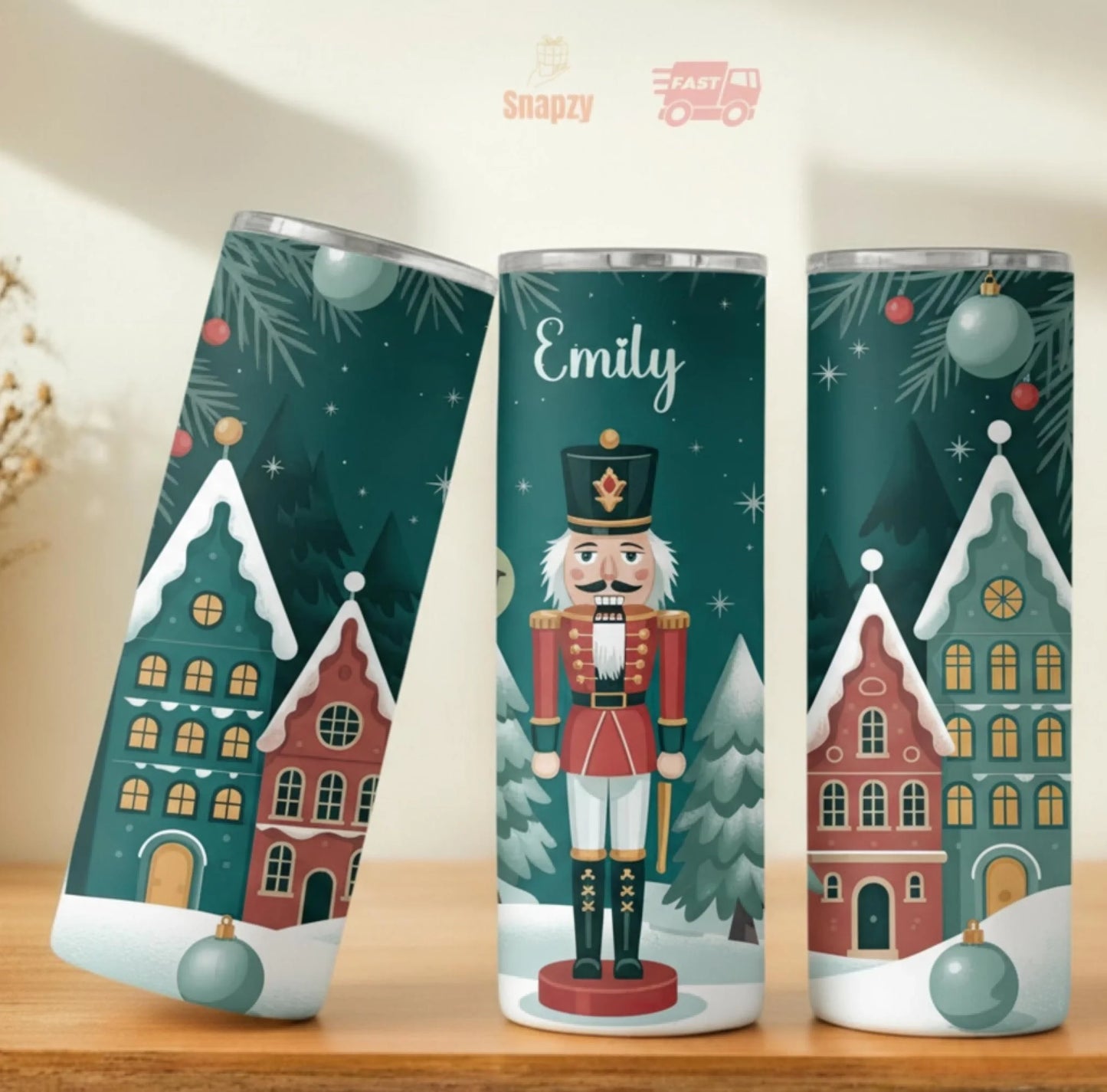 Personalized 20oz skinny tumbler – Personalized | personalization example | custom name available, dishwasher safe, doub