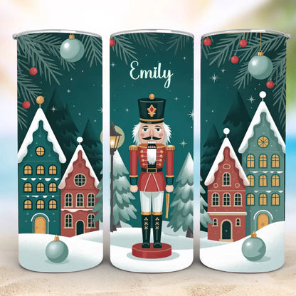 Personalized 20oz skinny tumbler – Personalized | detail view | custom name available, dishwasher safe, double-wall stai