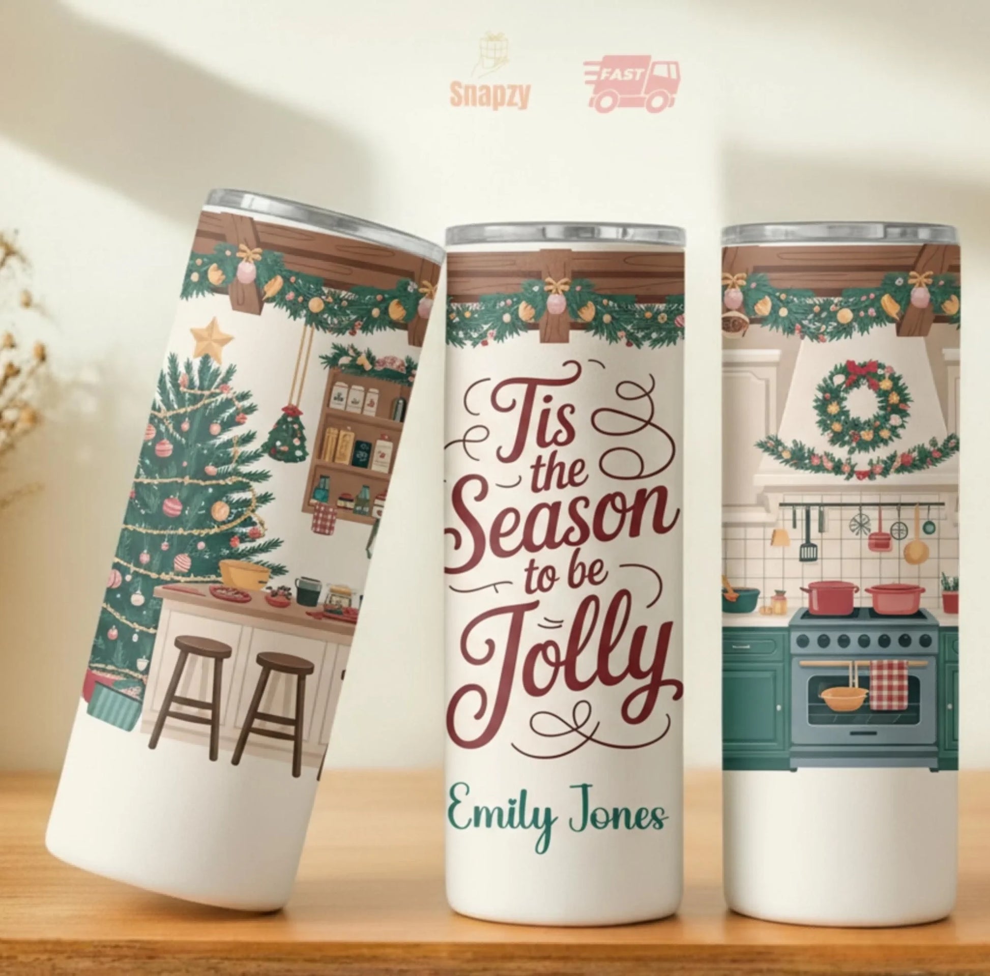 Personalized 20oz skinny tumbler – Personalized | personalization example | custom name available, dishwasher safe, doub