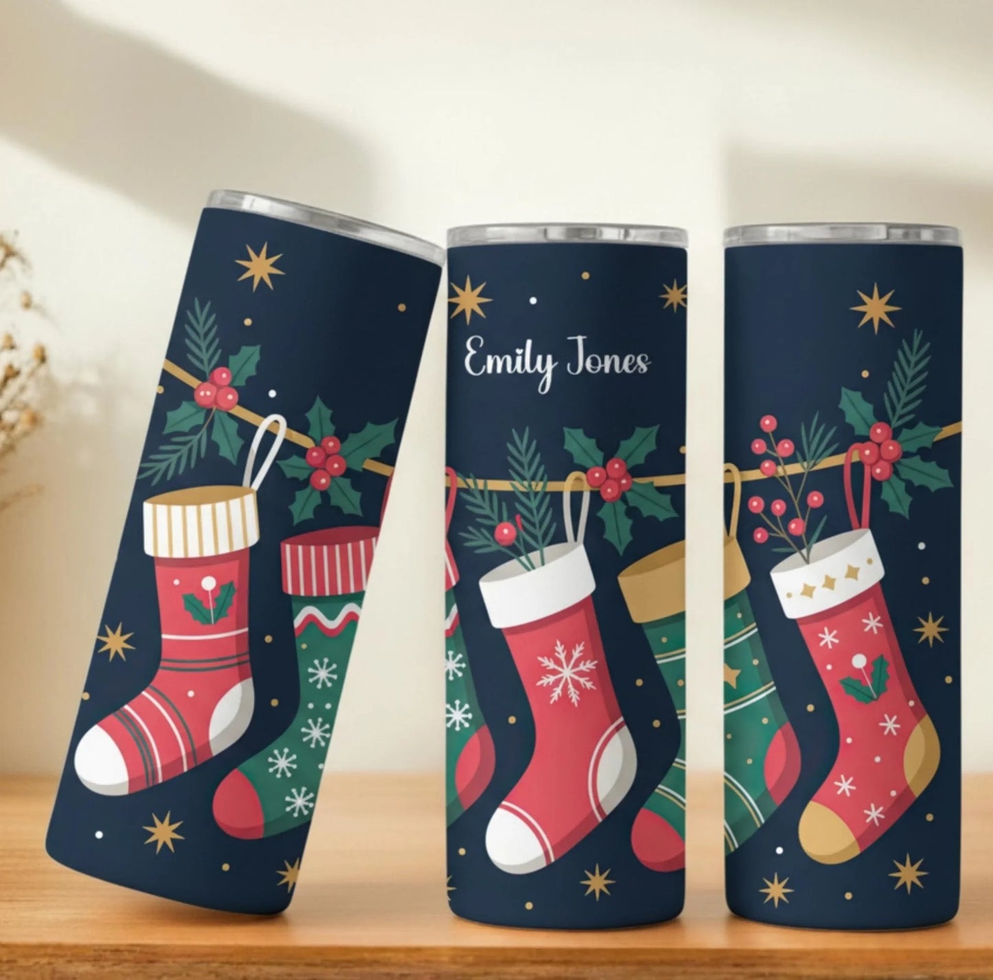 Personalized 20oz skinny tumbler – Personalized | personalization example | custom name available, dishwasher safe, doub