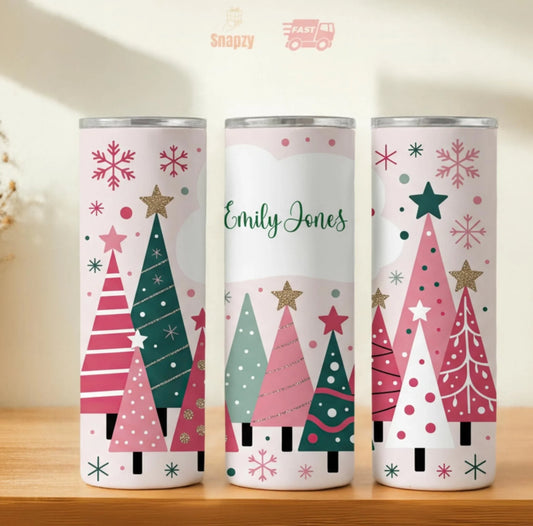 Personalized 20oz skinny tumbler – Personalized | hero view | custom name available, dishwasher safe, double-wall stainl