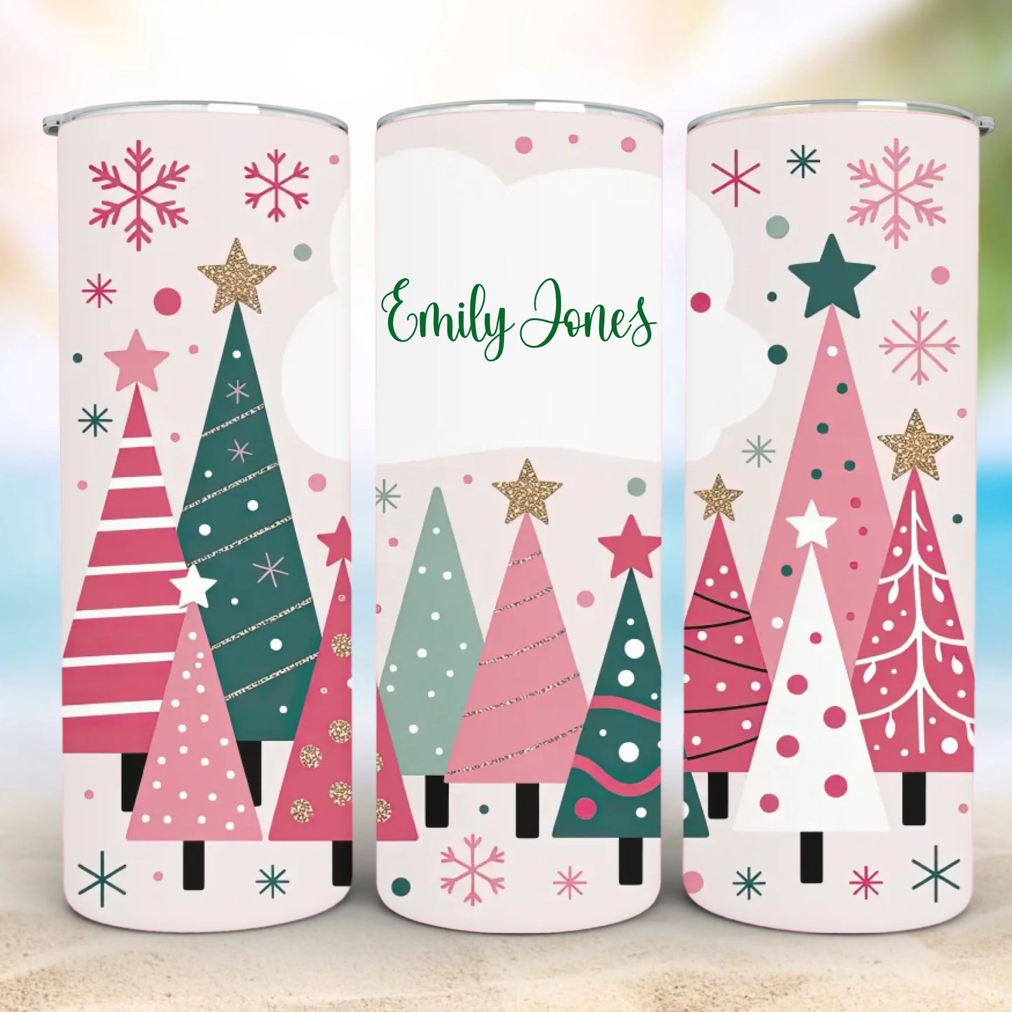 Personalized 20oz skinny tumbler – Personalized | detail view | custom name available, dishwasher safe, double-wall stai