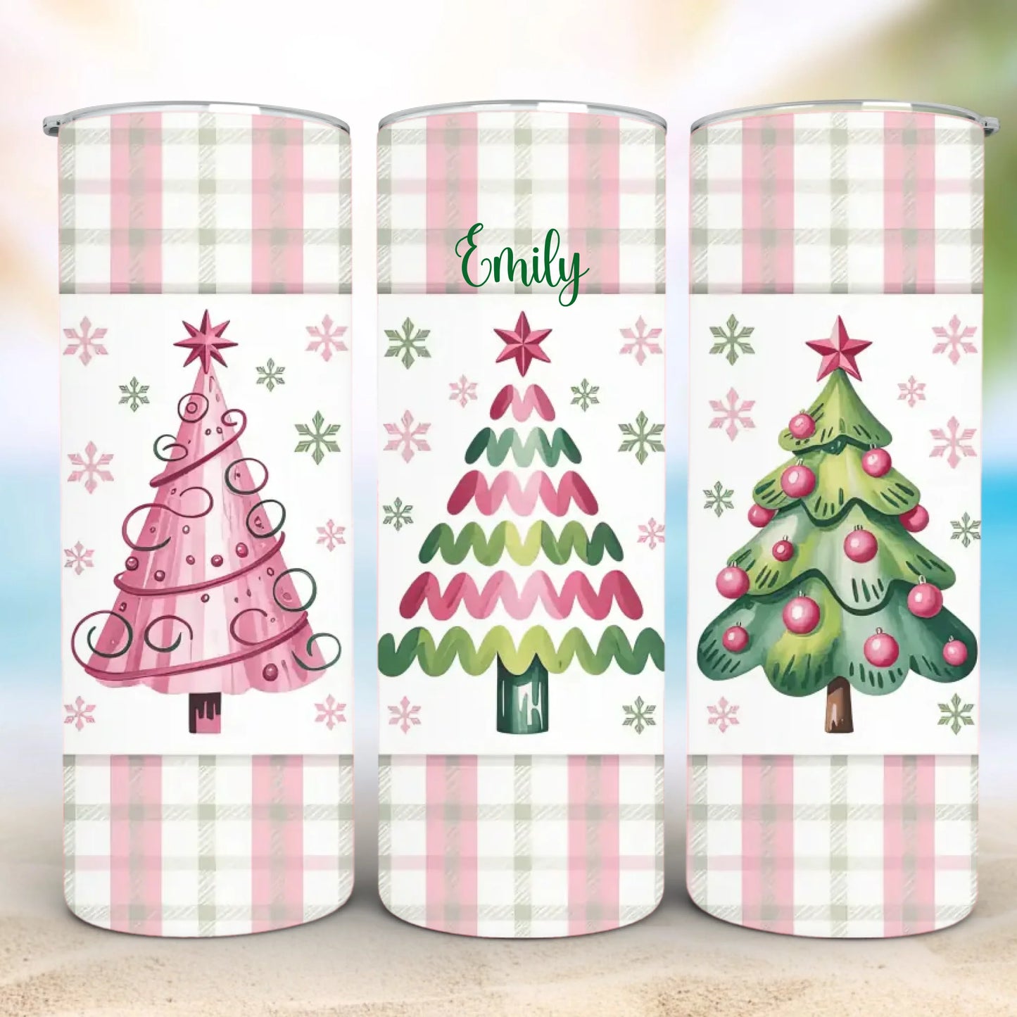 Personalized 20oz skinny tumbler – Personalized | detail view | custom name available, dishwasher safe, double-wall stai